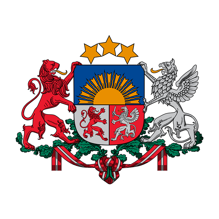 Escudo de Letonia