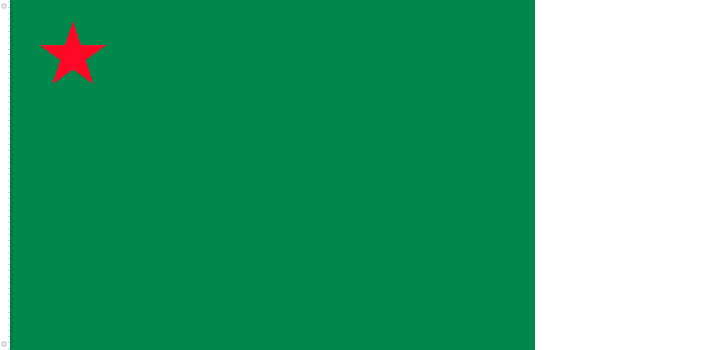 Bandera de la República Popular de Benín