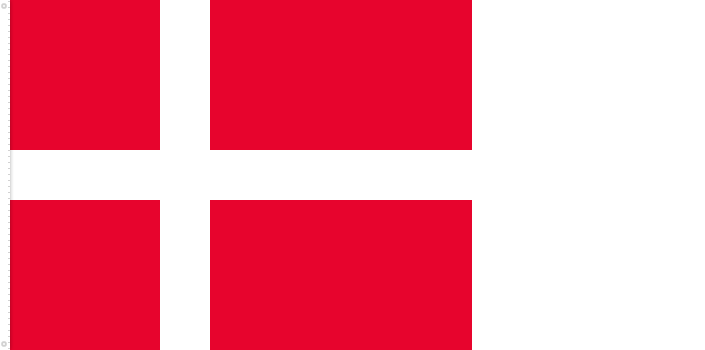 Bandera de Dinamarca | 1523 - 1814