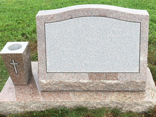 Georgia Gray Double Slant monument