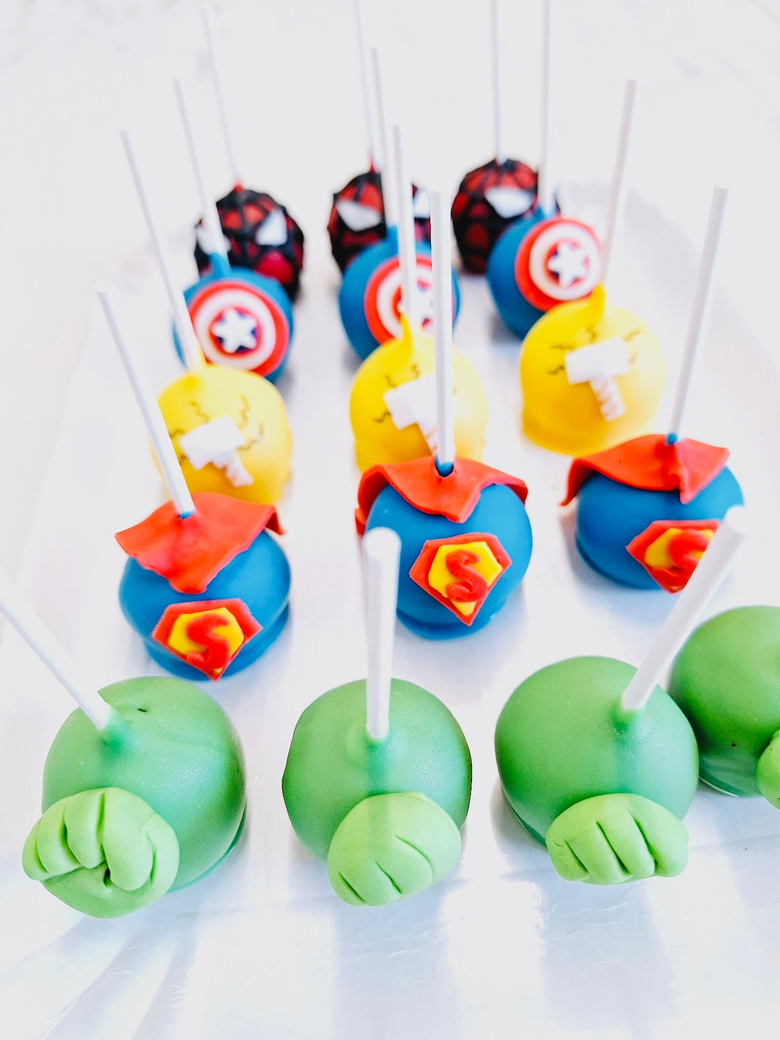 CAKE POP Super Héros