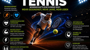 Warum wurde Tennis zum Anlass einer wissenschaftlichen Studie über die Lebenserwartung genommen?