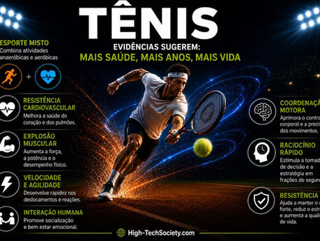 Por que o tênis liderou um estudo científico sobre expectativa de vida?