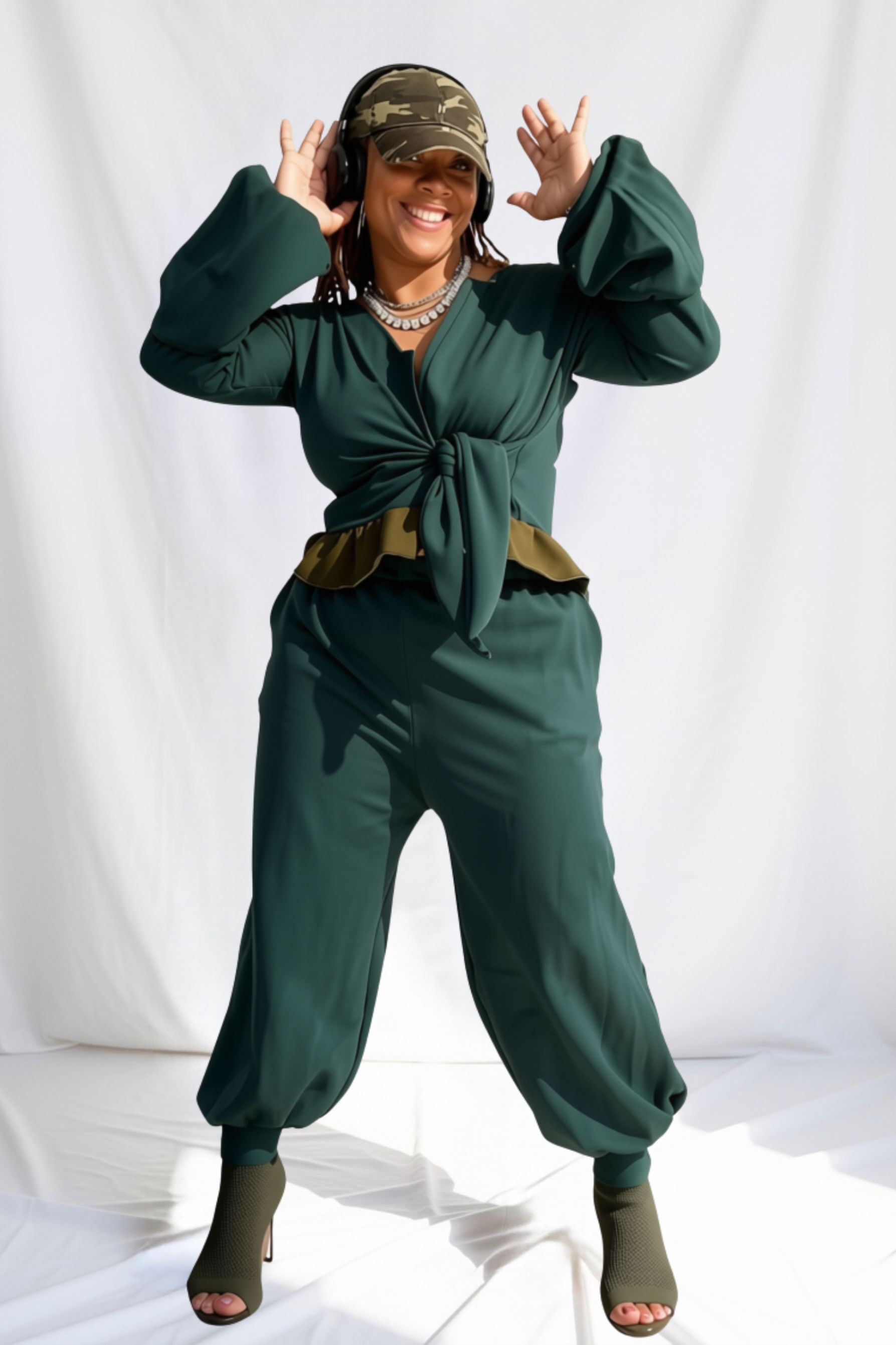 Cozy Knickerbockers and Wrap Top Set