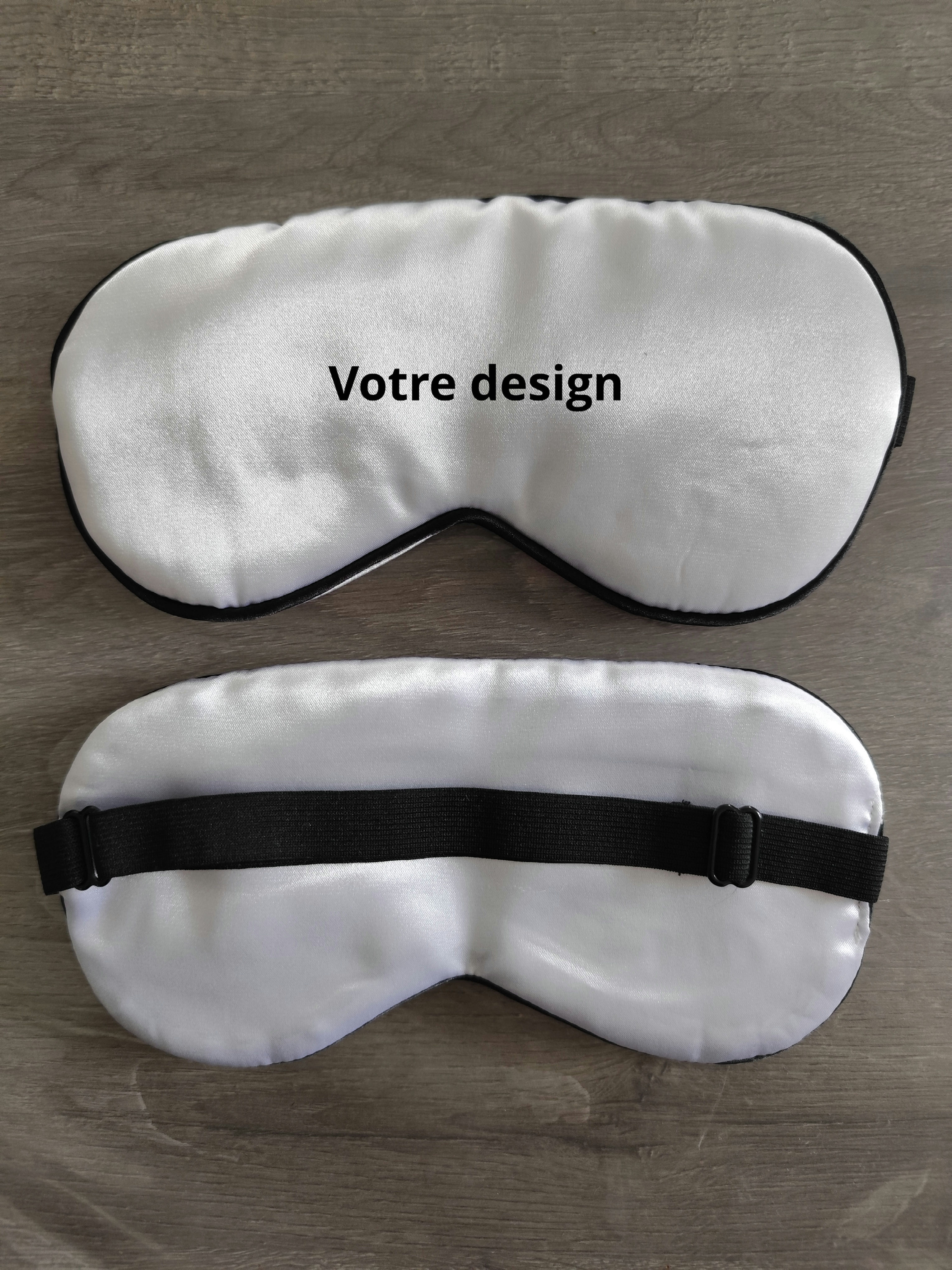 Couvre yeux 100% personnalisable