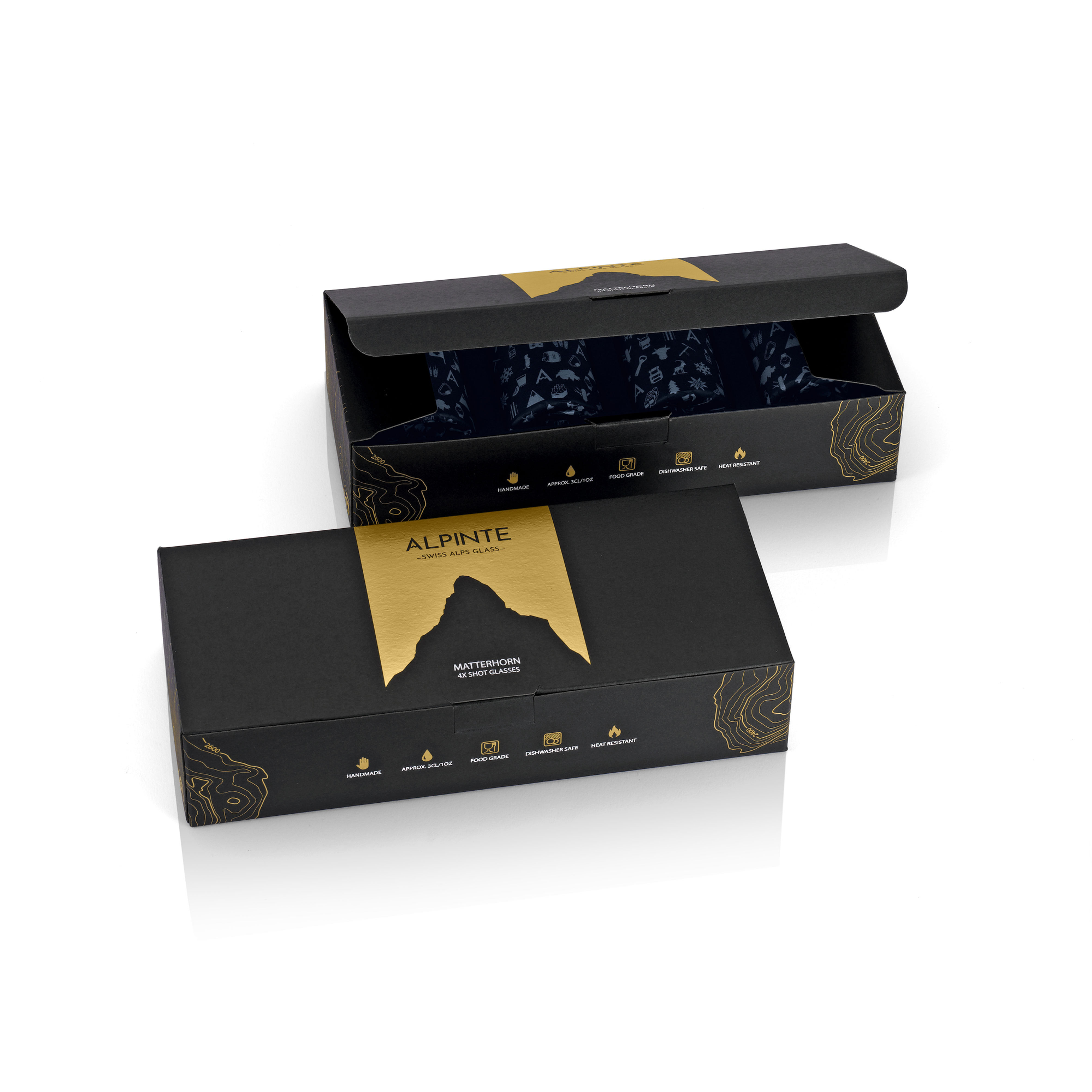 Shot glasses Matterhorn (4x)