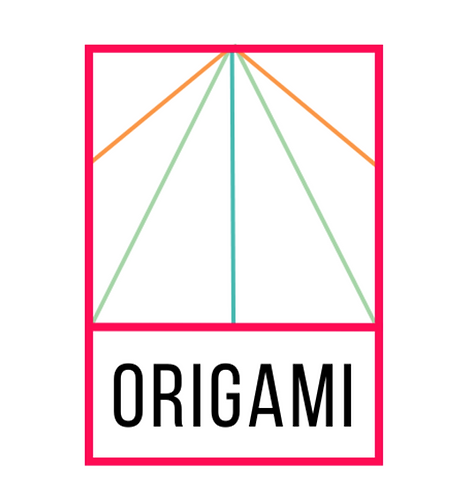 logotipo de origami png