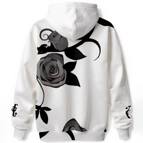 Thumbnail: AH Prestigious Pullover Hoodie (Black Roses)