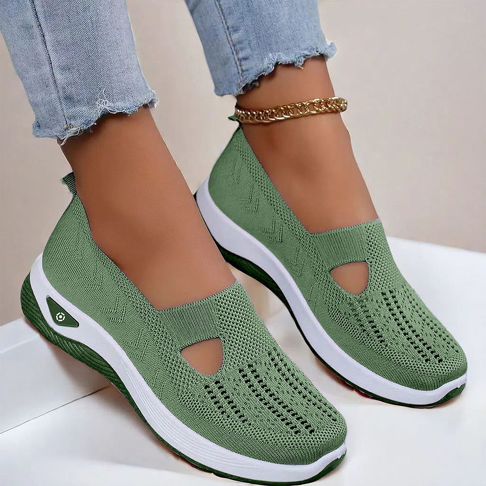Thumbnail: The Shoe Platform Stichou Women's Woven Orthopedic Breathable Soft Shoes