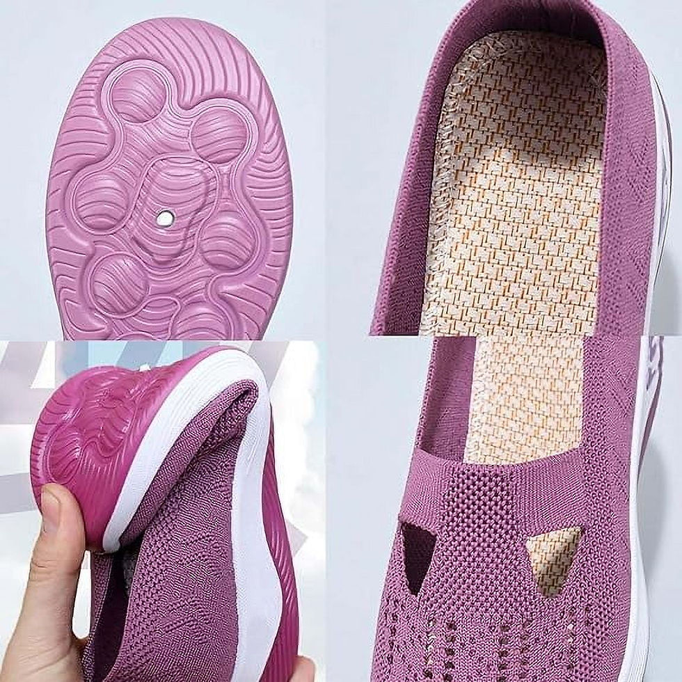 Thumbnail: The Shoe Platform Stichou Women's Woven Orthopedic Breathable Soft Shoes