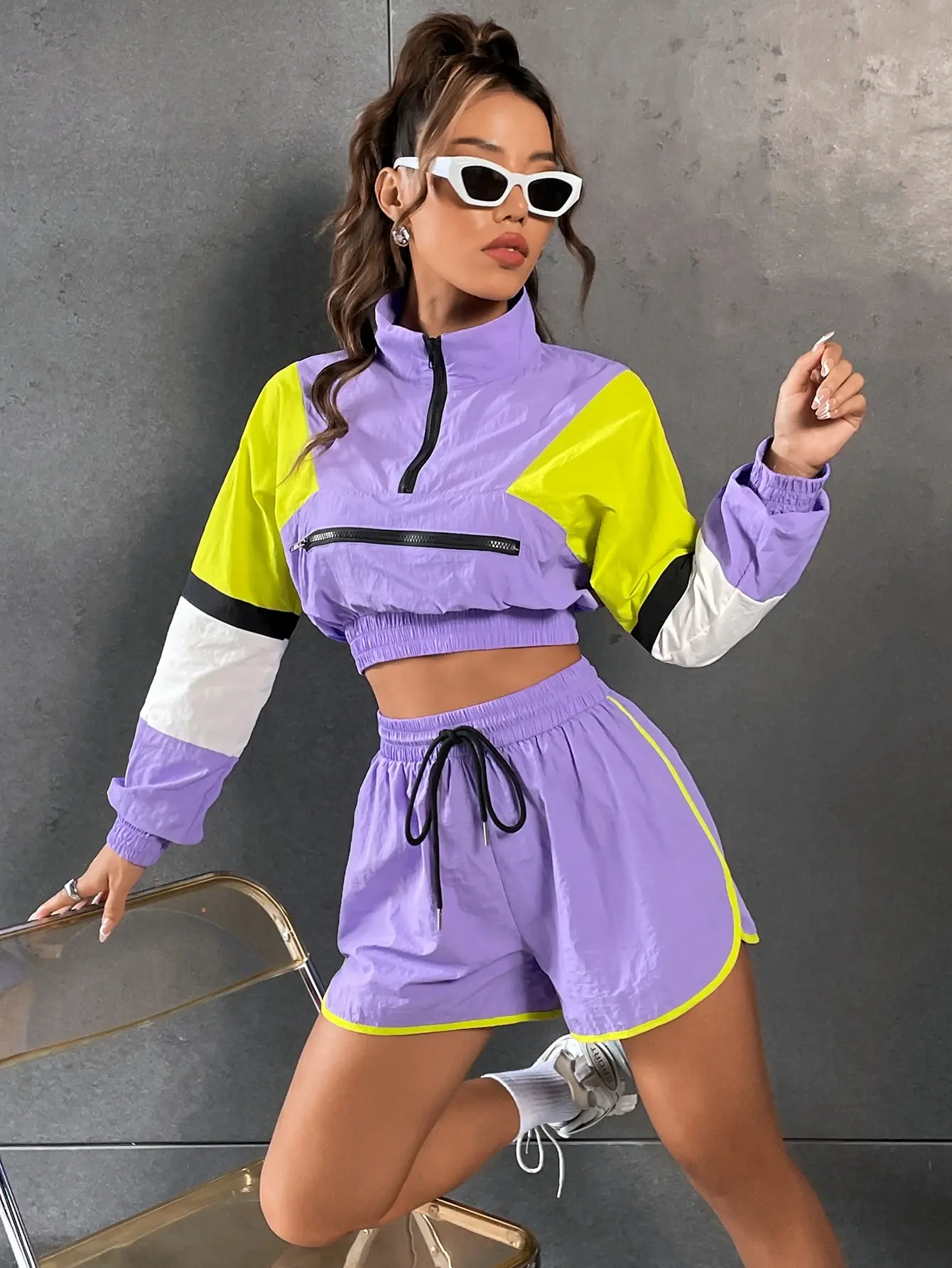 Kutesy Kulture Wind Jammer Shorts Set