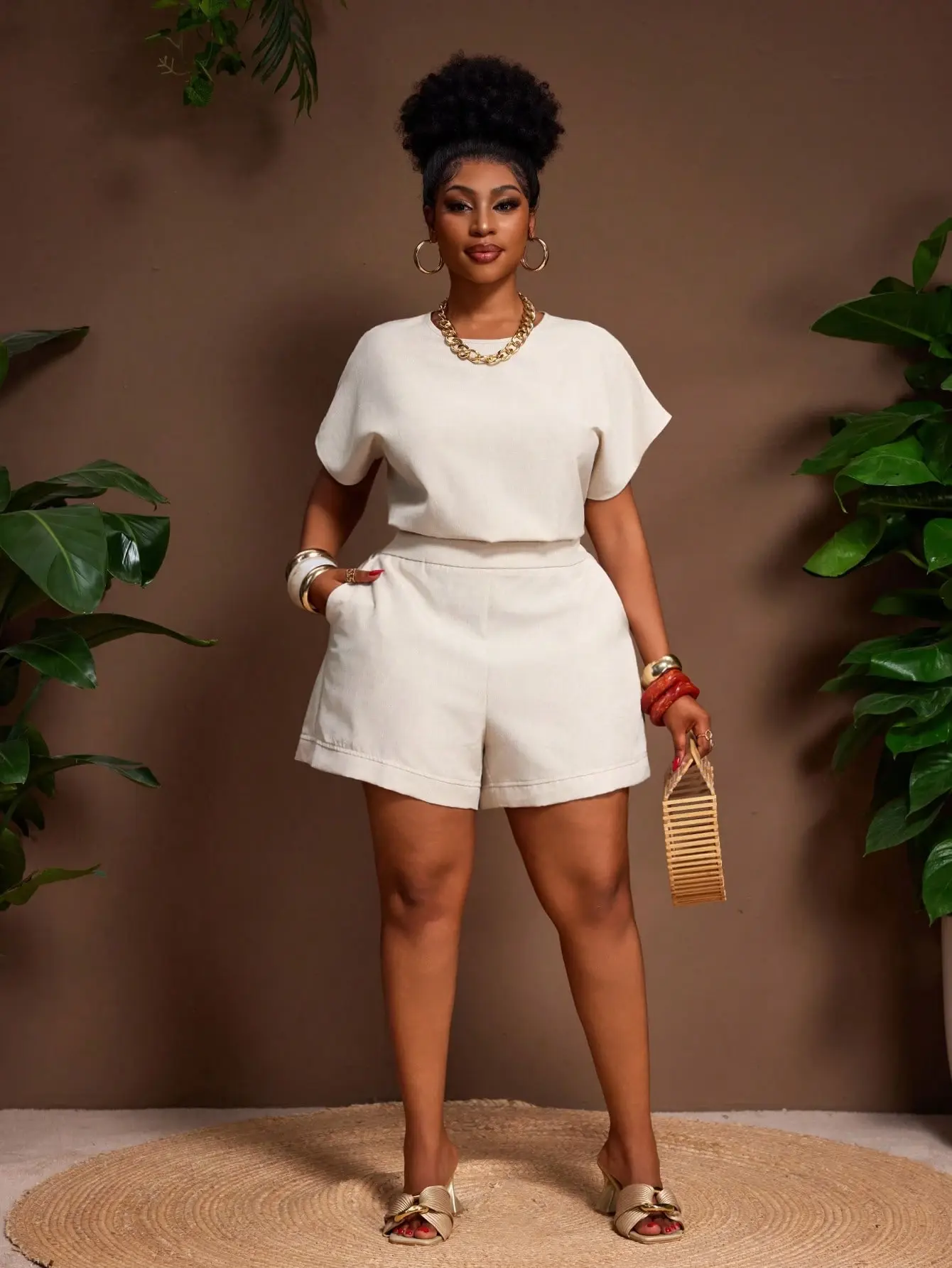 Perfectly Plus Slay Retro Two Piece Set 