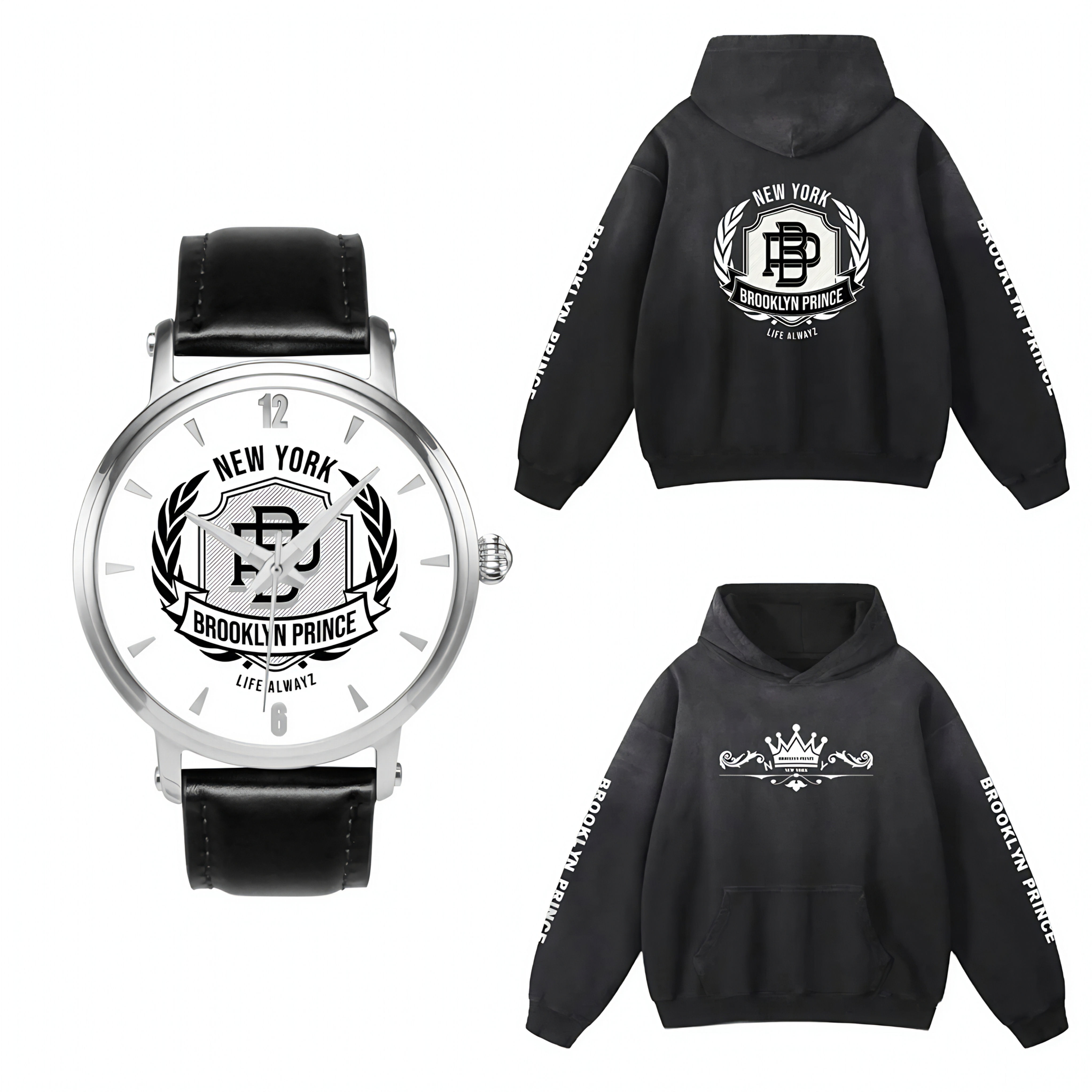 Brooklyn Prince Hoodie Watch Set