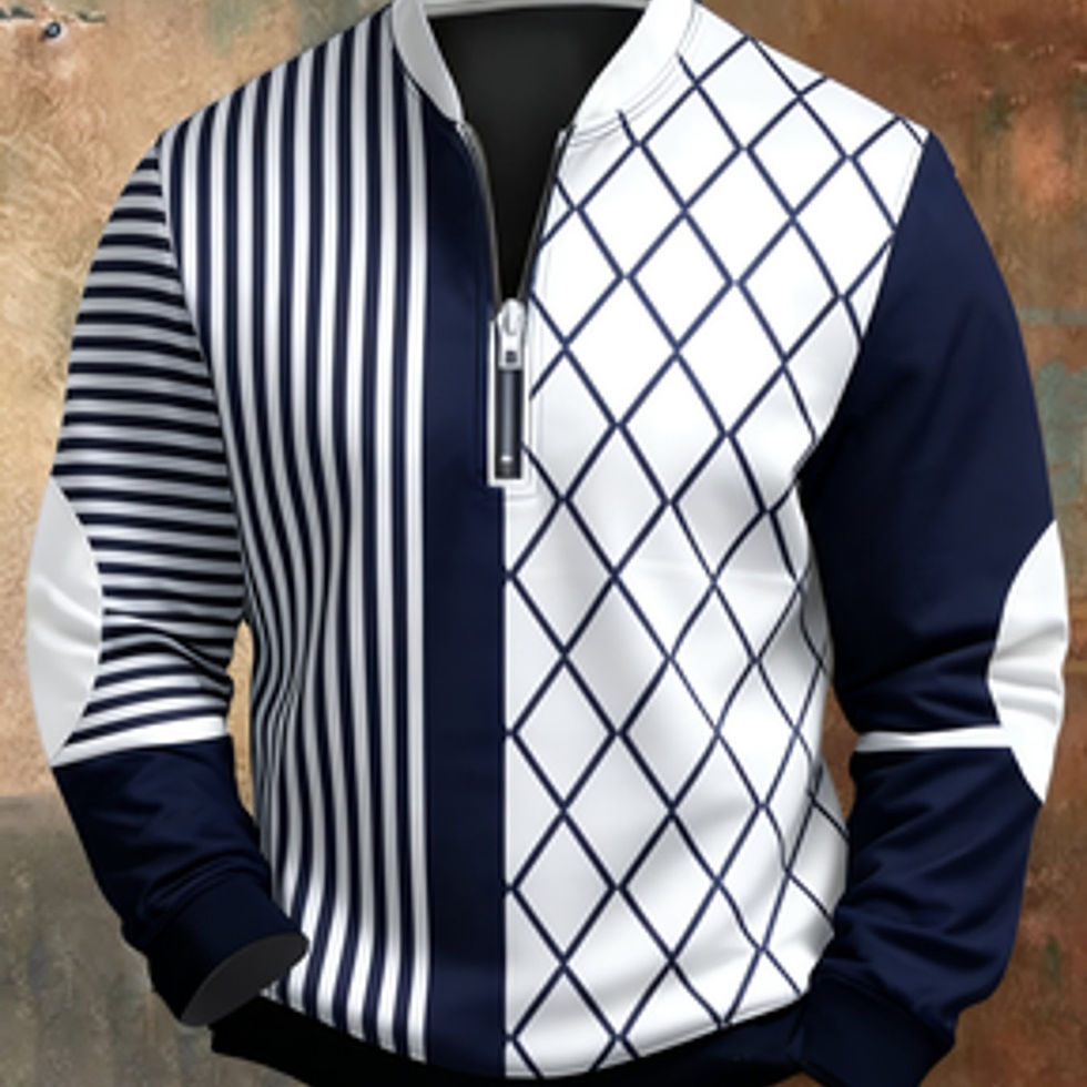 Thumbnail: The Man Cave Mix Argyle Jacket