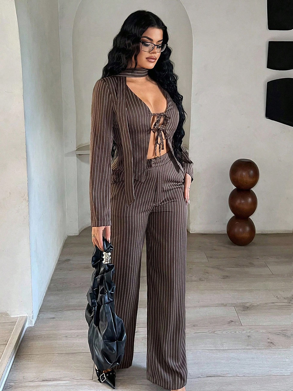 Thumbnail: Kutesy Kulture Colombiana Tie Blazer Suit