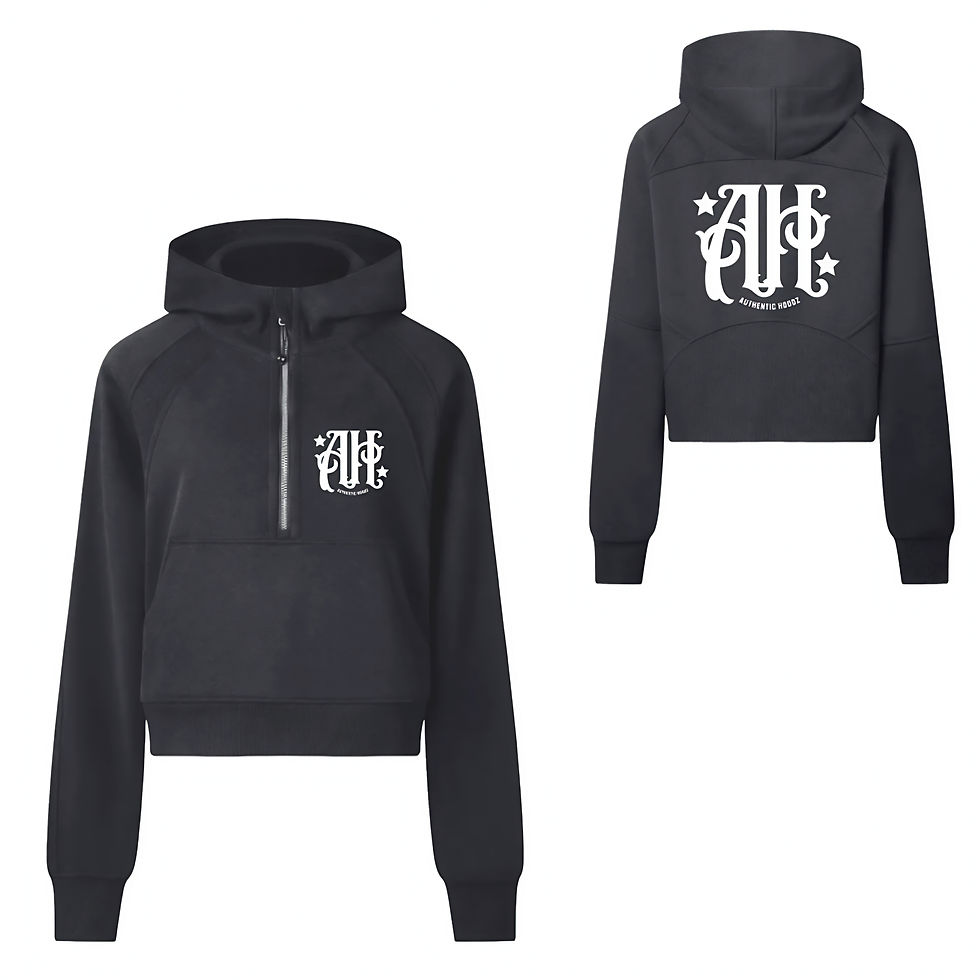 Thumbnail: AH Ladies Breezy Crop Hoodie