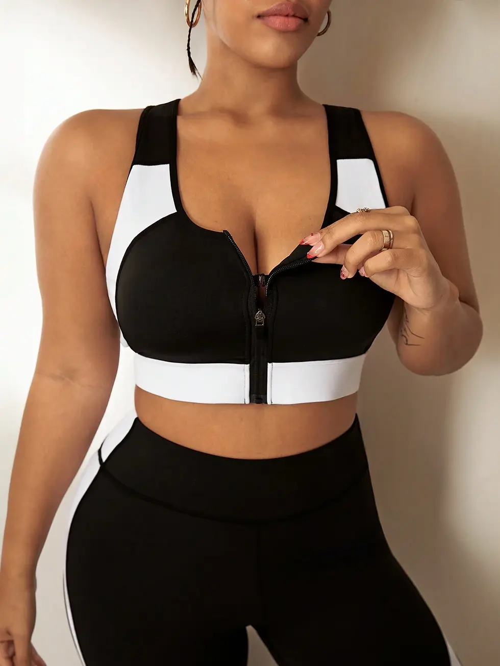 Thumbnail: Aerobfit Rhythm Era Plus Size 2pcs Activewear Set