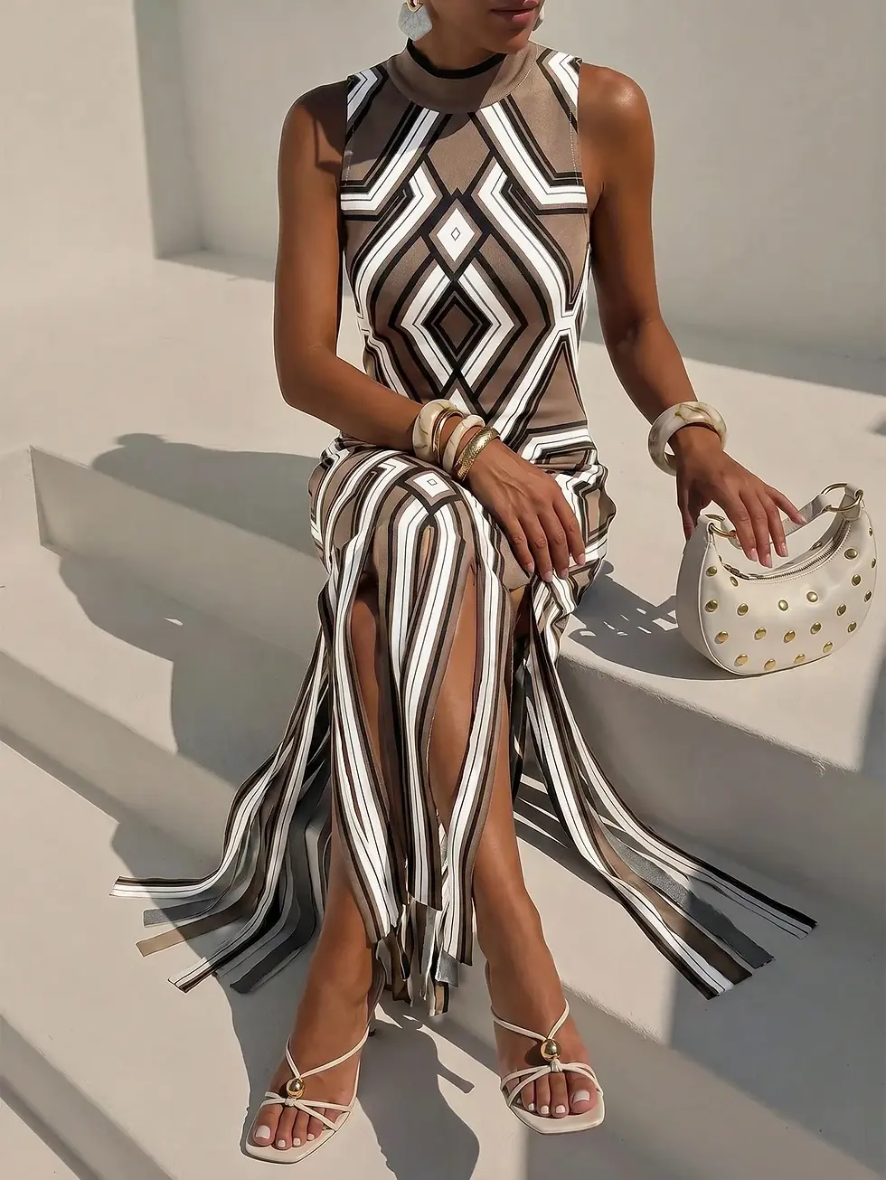 Thumbnail: Kutesy Kulture Mystic Tassel Hem Dress