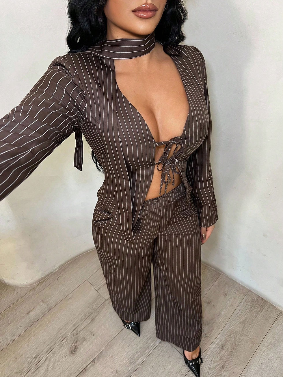 Thumbnail: Kutesy Kulture Colombiana Tie Blazer Suit