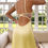 Thumbnail: Silhouette Intimates Yellow Lace-Trimmed Mini Slip
