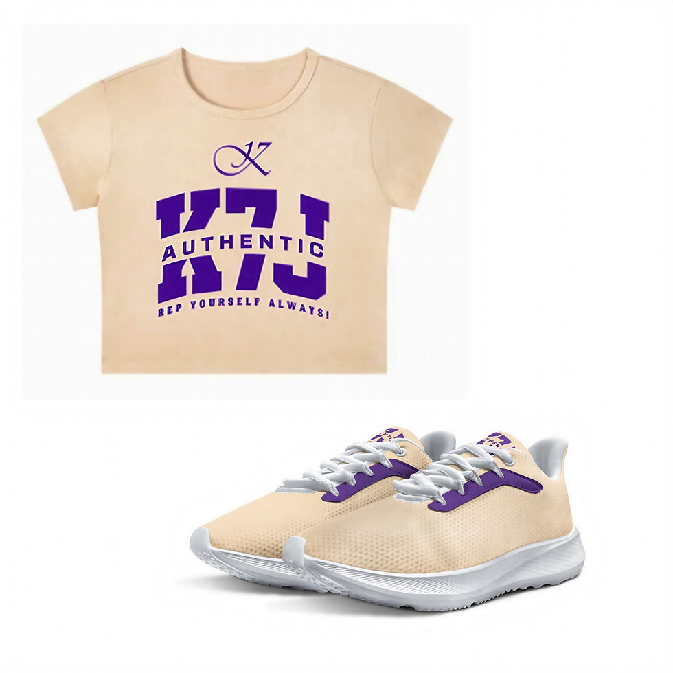 Thumbnail: K7J Kulture Crop Tee Set