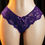 Thumbnail: Silhouette Intimates Purple Rain Translucent Skirt Set