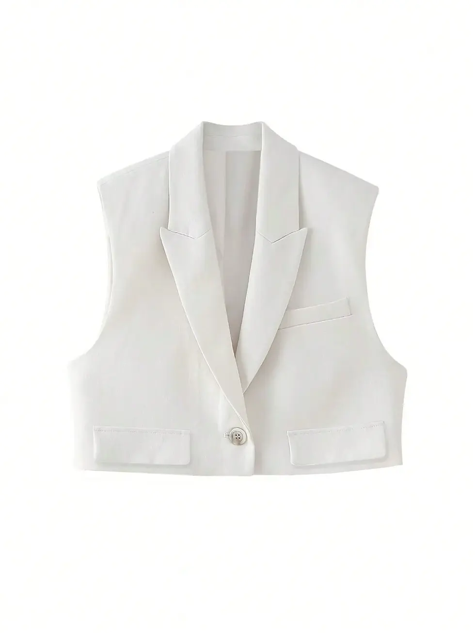 Thumbnail: Kutesy Kulture Crop Blazer Top 