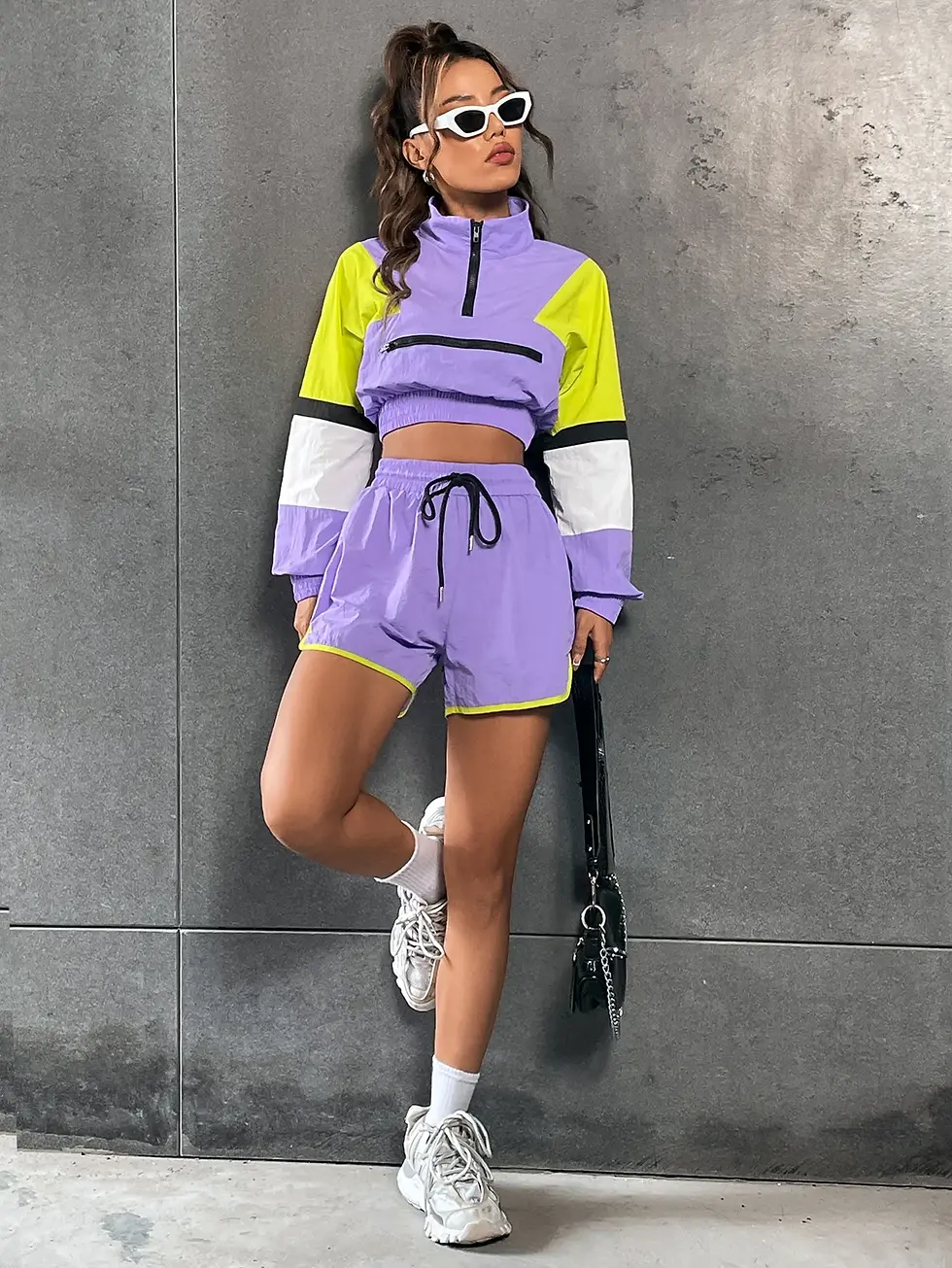 Thumbnail: Kutesy Kulture Wind Jammer Shorts Set