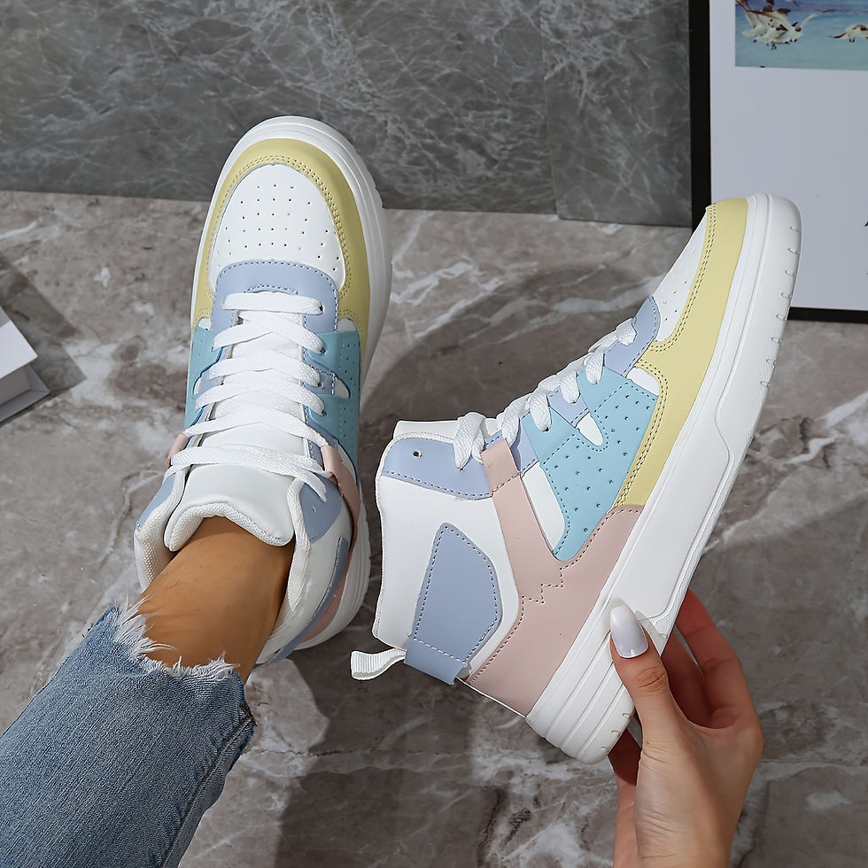 Thumbnail: The Shoe Platform Women Pretty Pastel Sneaker