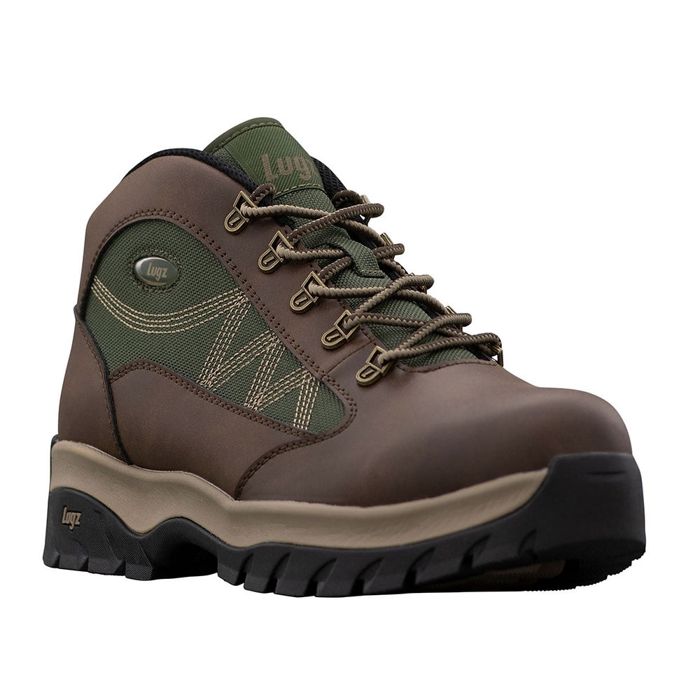 Thumbnail: Lugz Mens Wilderness Round Toe Lace Up Ankle Boots