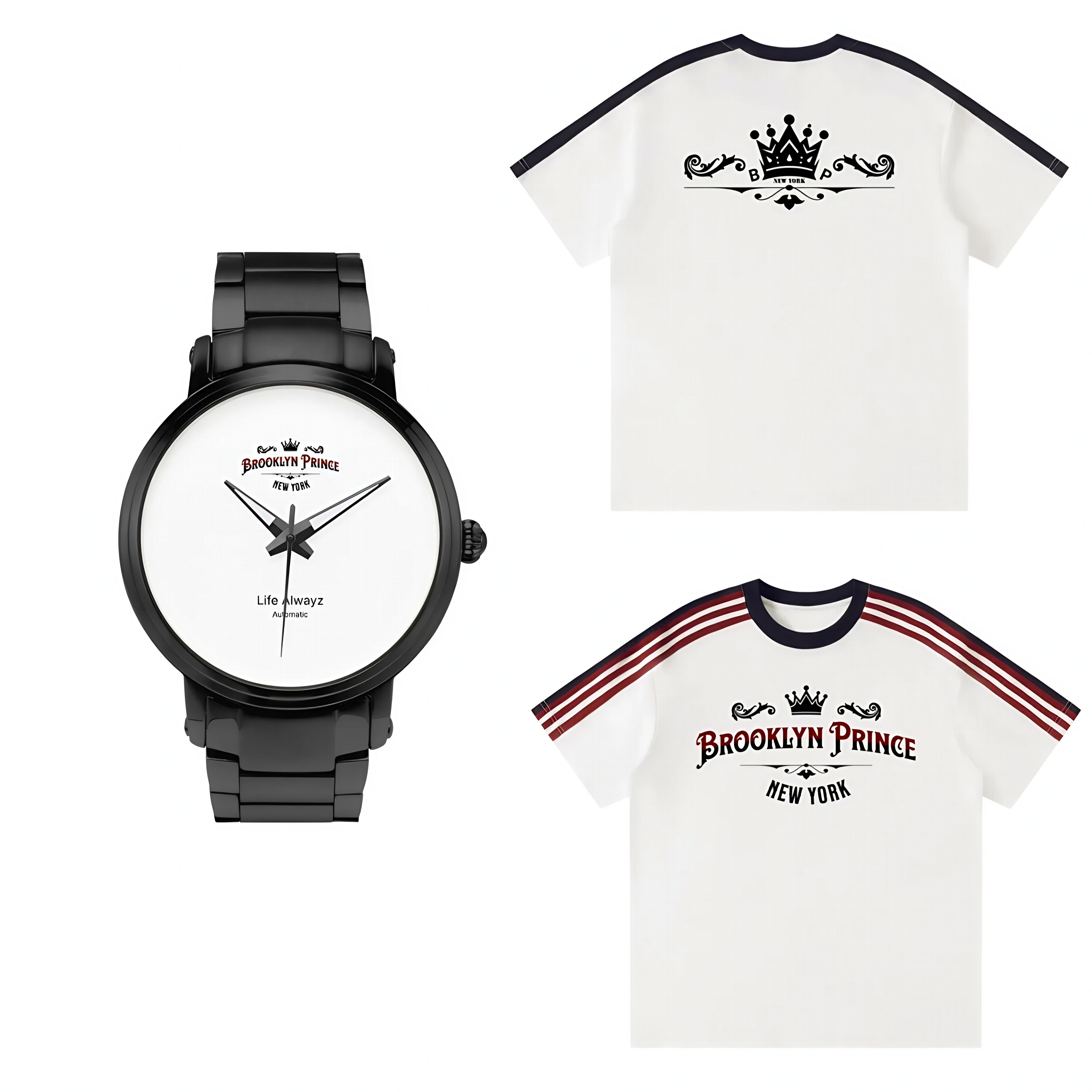 Brooklyn Prince Black Watch Set
