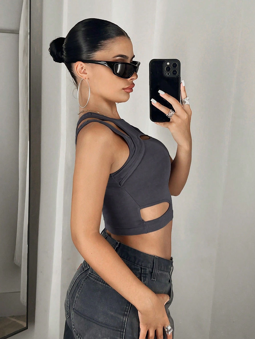 Thumbnail: Kutesy Kulture Climaxx Cotton Crop Tank Top