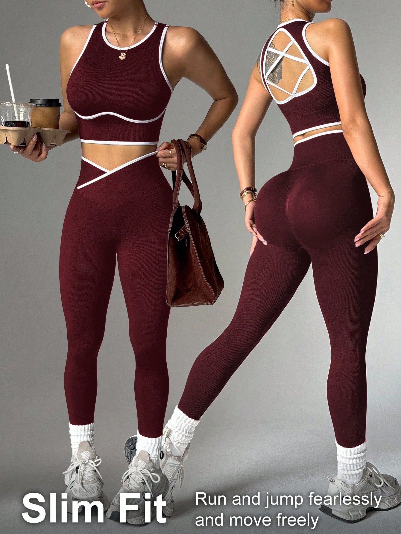 Aerobfit Dewa Tank & Leggings Sport Suit