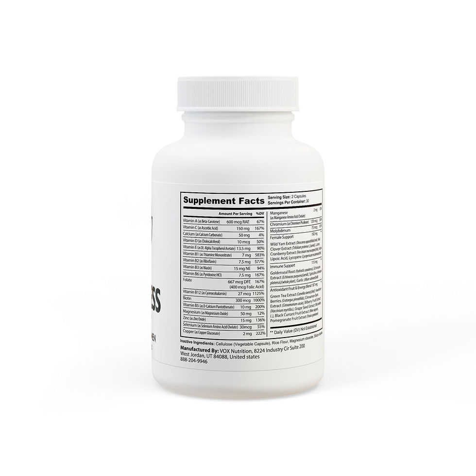 Thumbnail: K7J Multivitamin for Women Supplement (60 Capsules)