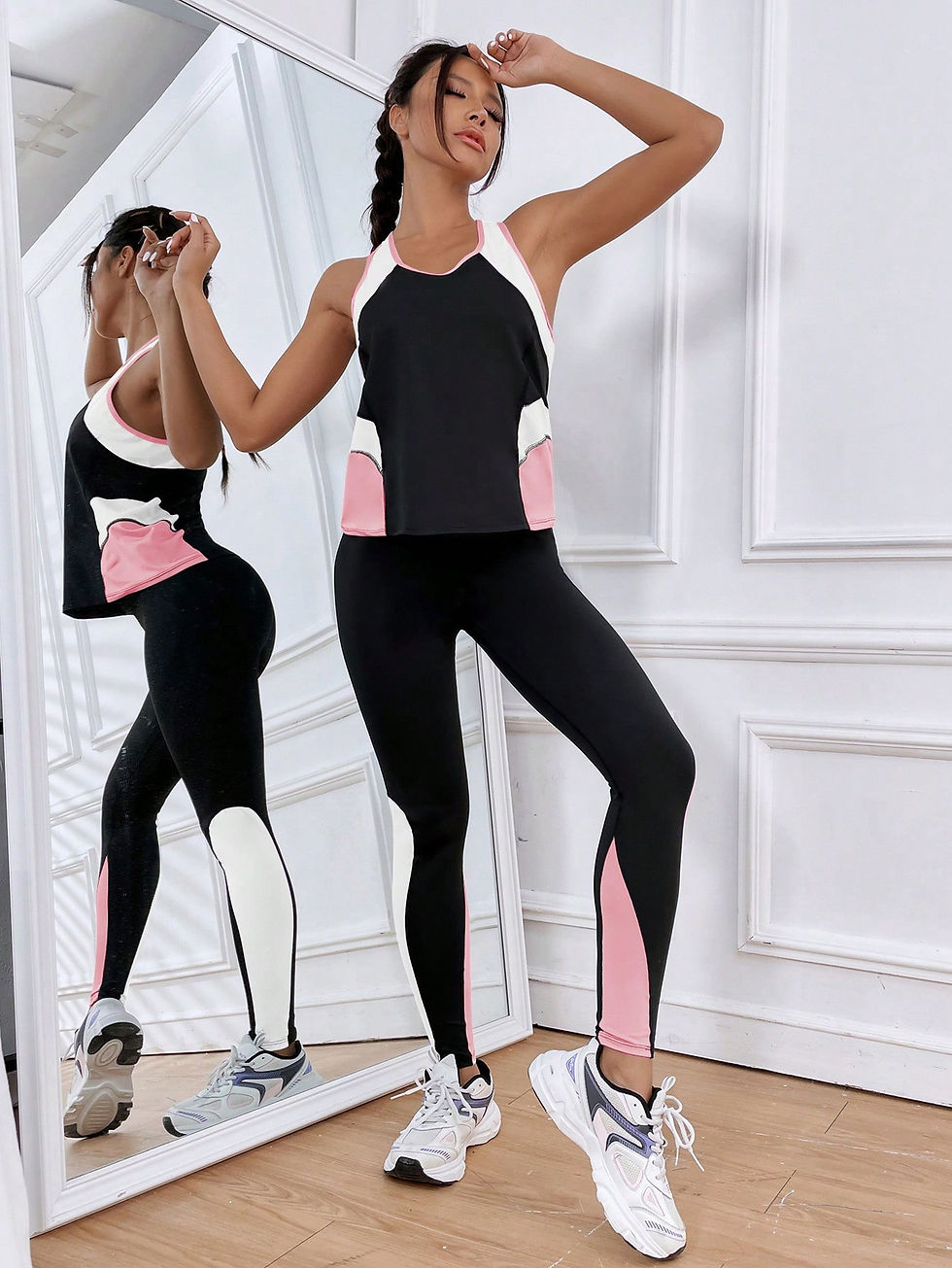 Thumbnail: Aerobfit Racine Racer Back Sports Set 