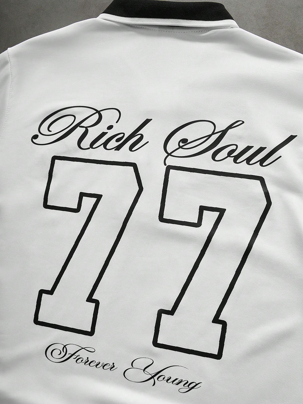 Thumbnail: The Man Cave Rich Soul Embroidered Polo Shirt