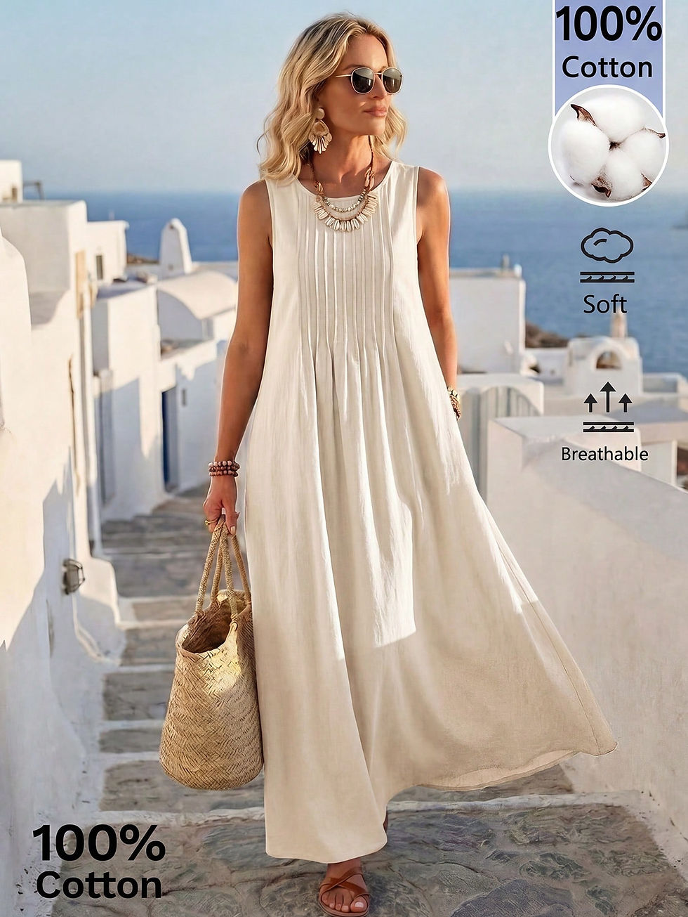 Thumbnail: The Social Woman Pleated Maxi Dress  .