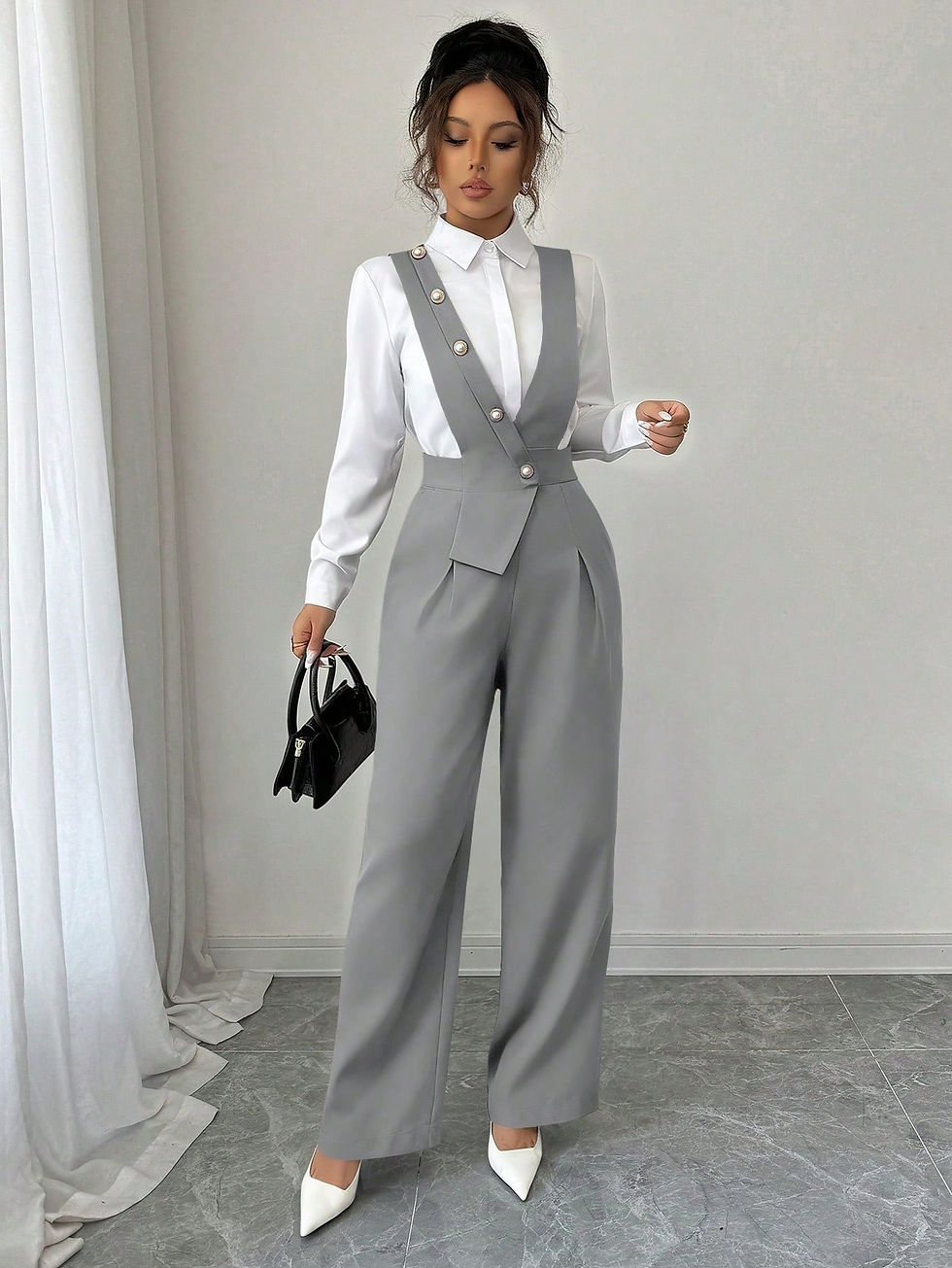 Thumbnail: Kutesy Kulture Wendi Wide Leg Jumpsuit