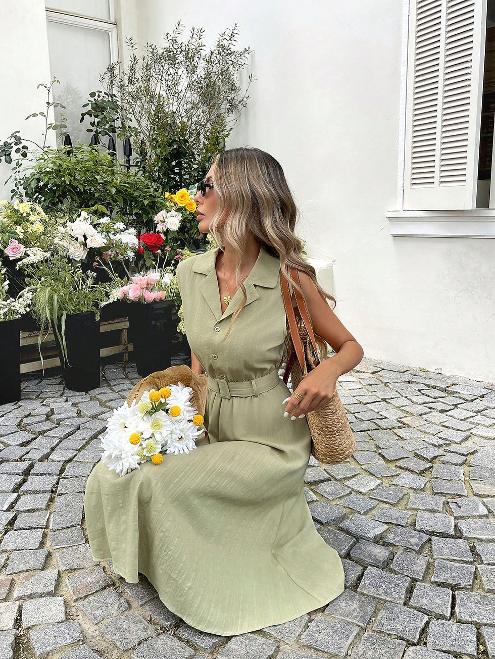 Thumbnail: The Social Woman Jacque Midi Dress 