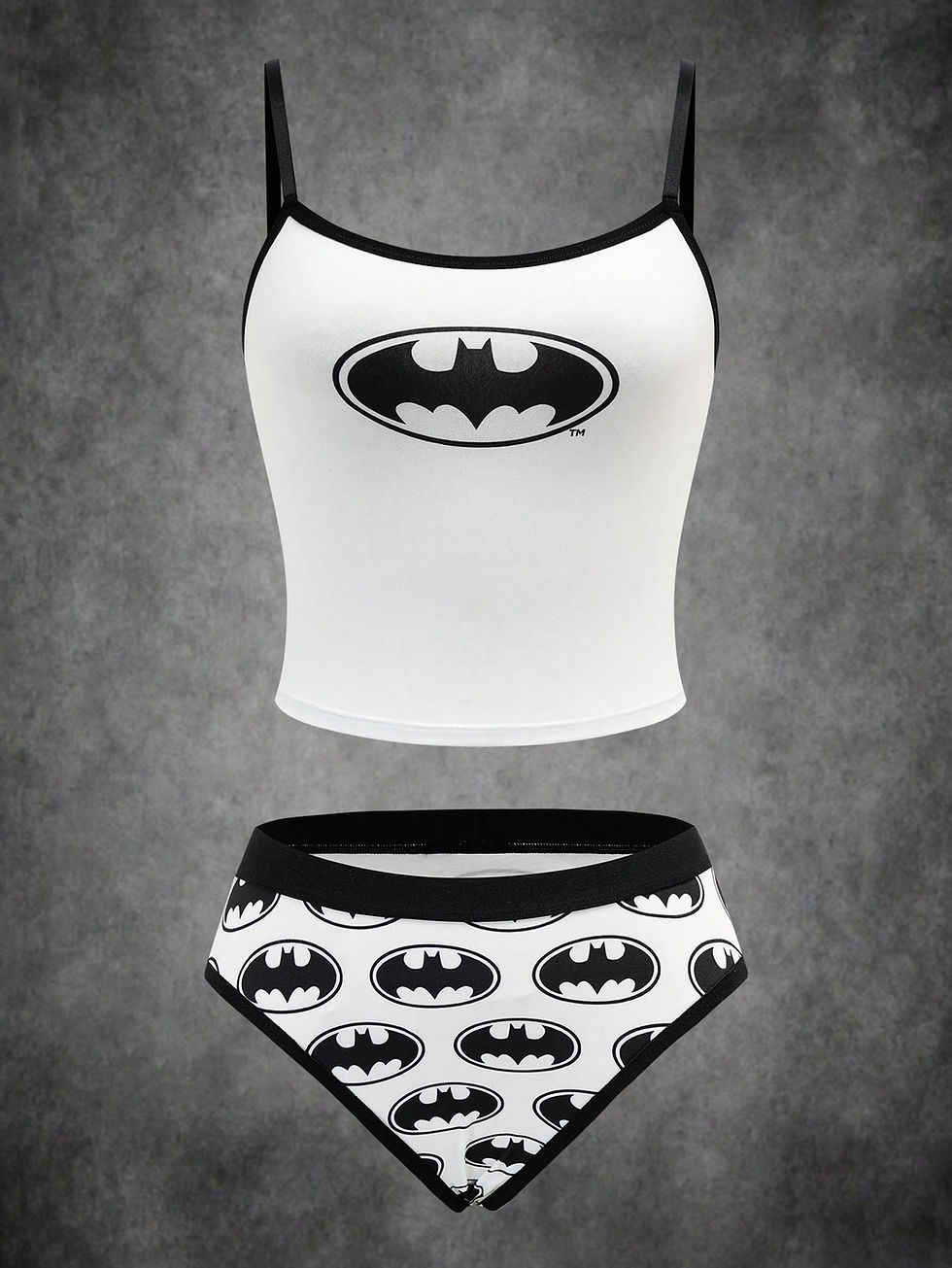 Thumbnail: Silhouette Intimates BATGIRL X Bra And Panty Lingerie Set 