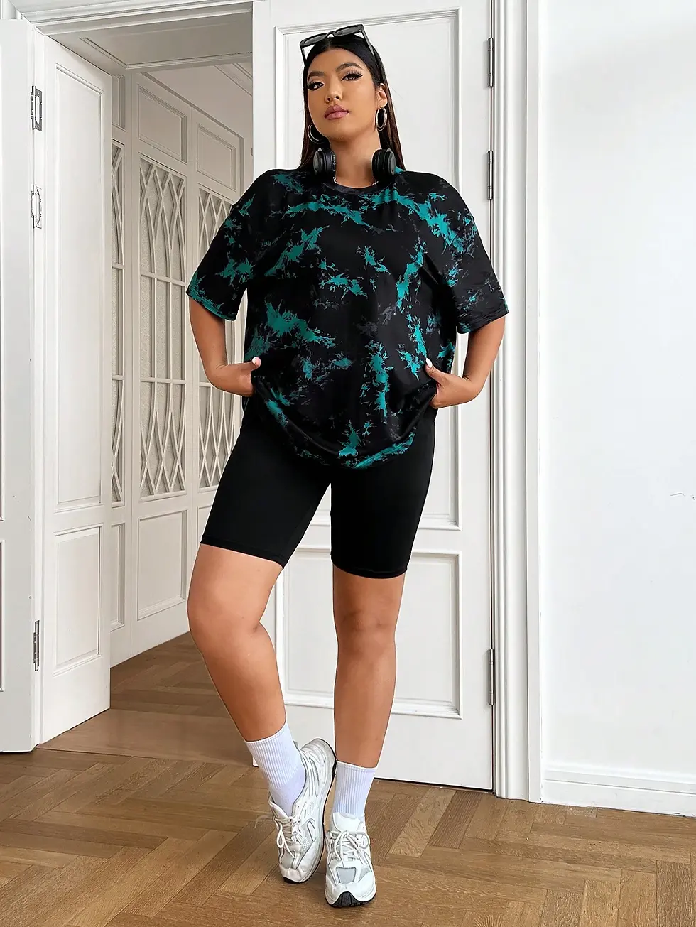 Thumbnail: Perfectly Plus Stormy Tie Dye Tee