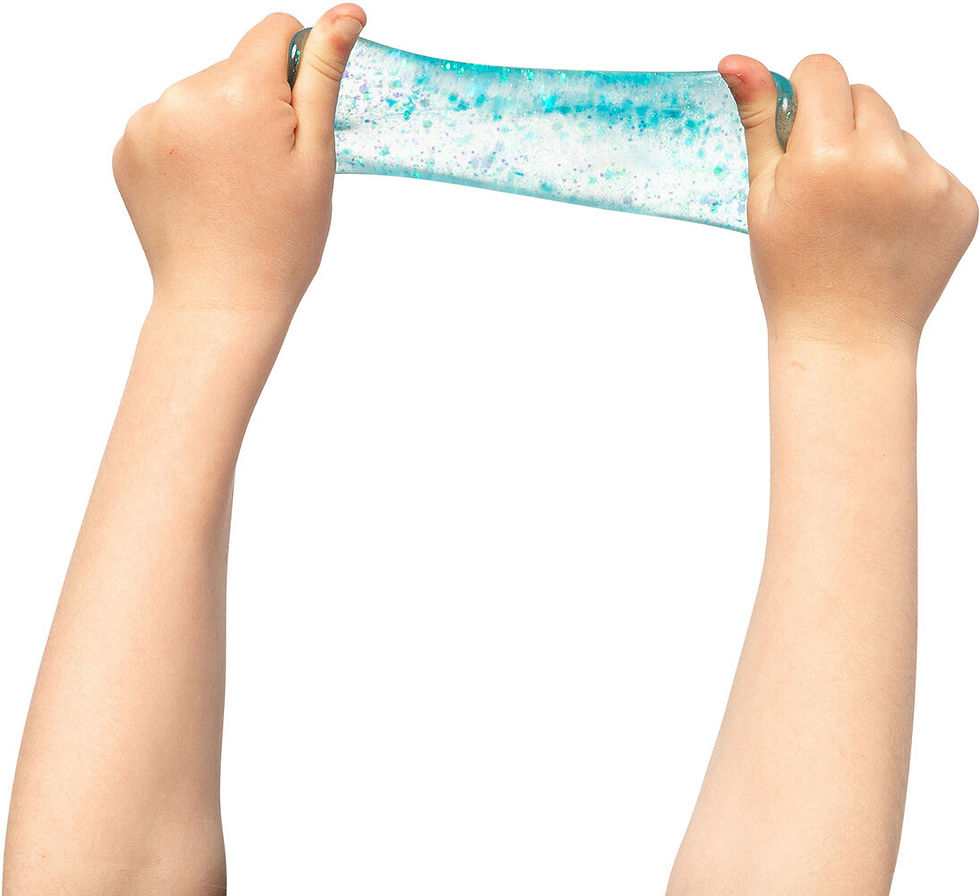 Galaxy Glitter Balls - Blue, Orange & Green