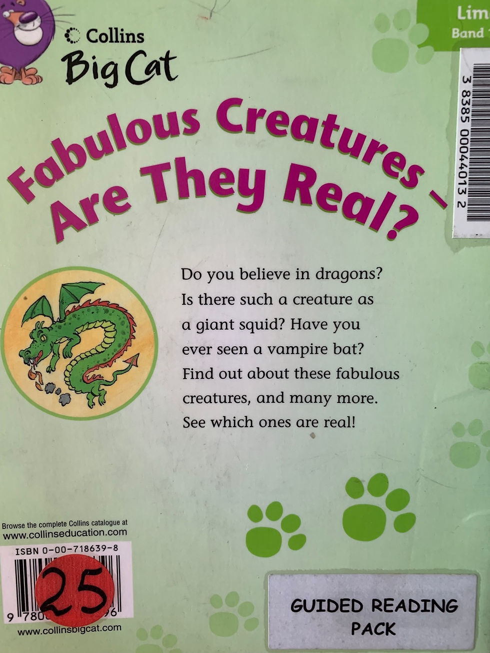Thumbnail: Fabulous Creatures - Are They Real? (Collins Big Cat) Level 25