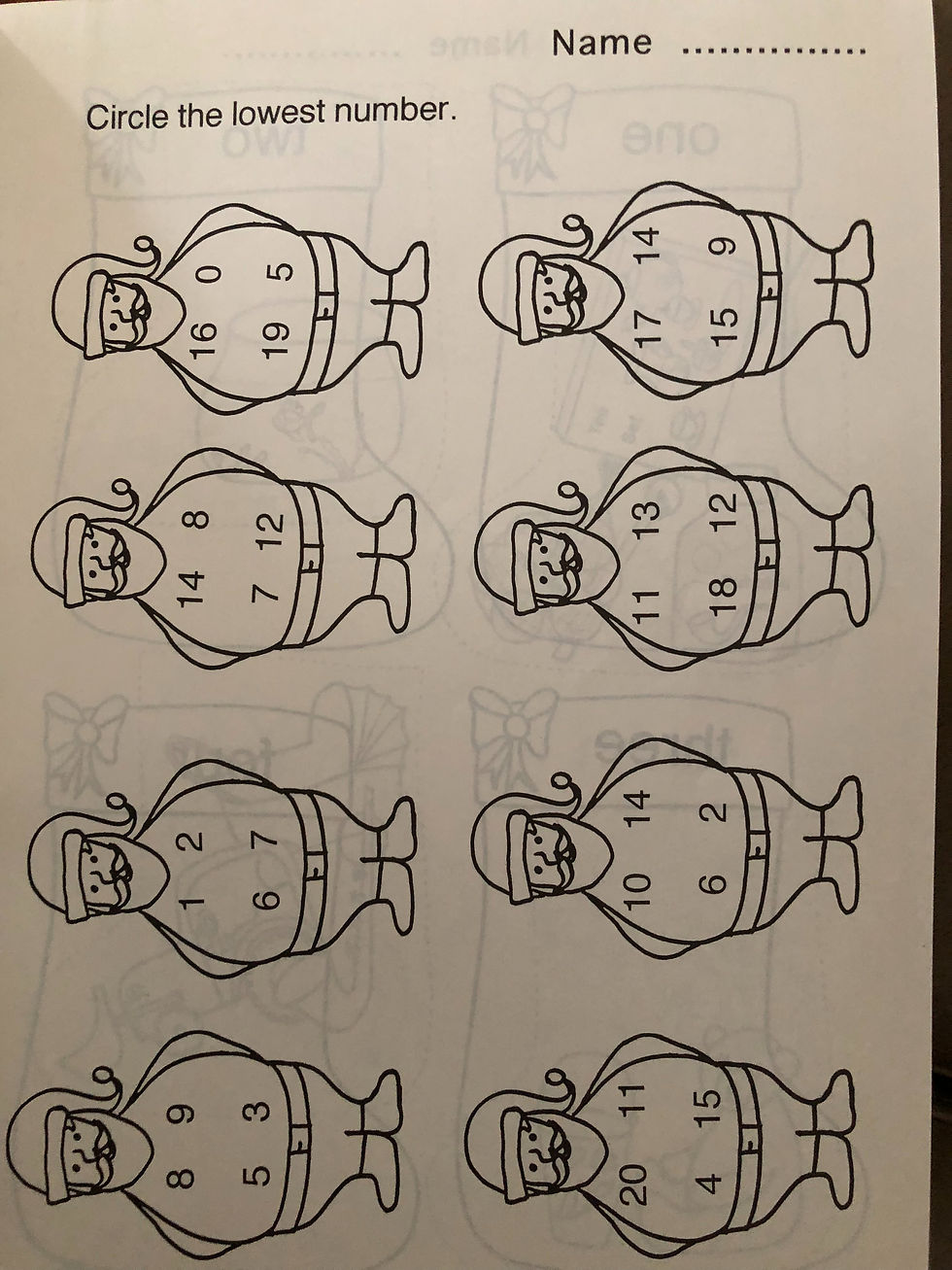 Thumbnail: Infant Maths Activities for Christmas
