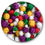 Thumbnail: Glitter Pom Poms 200p Assorted Colours & Sizes