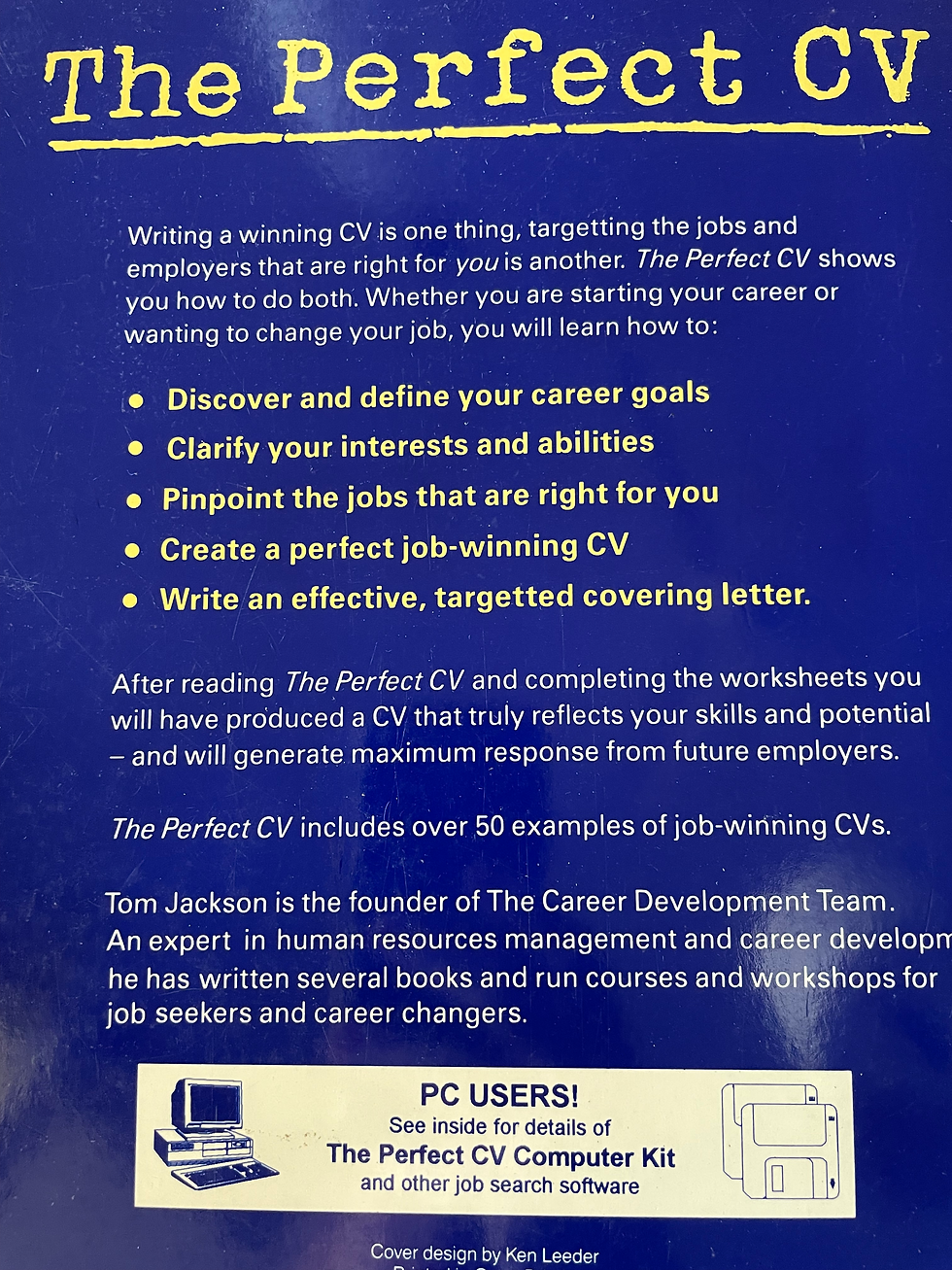Thumbnail: The Perfect CV by Tim Jackson 