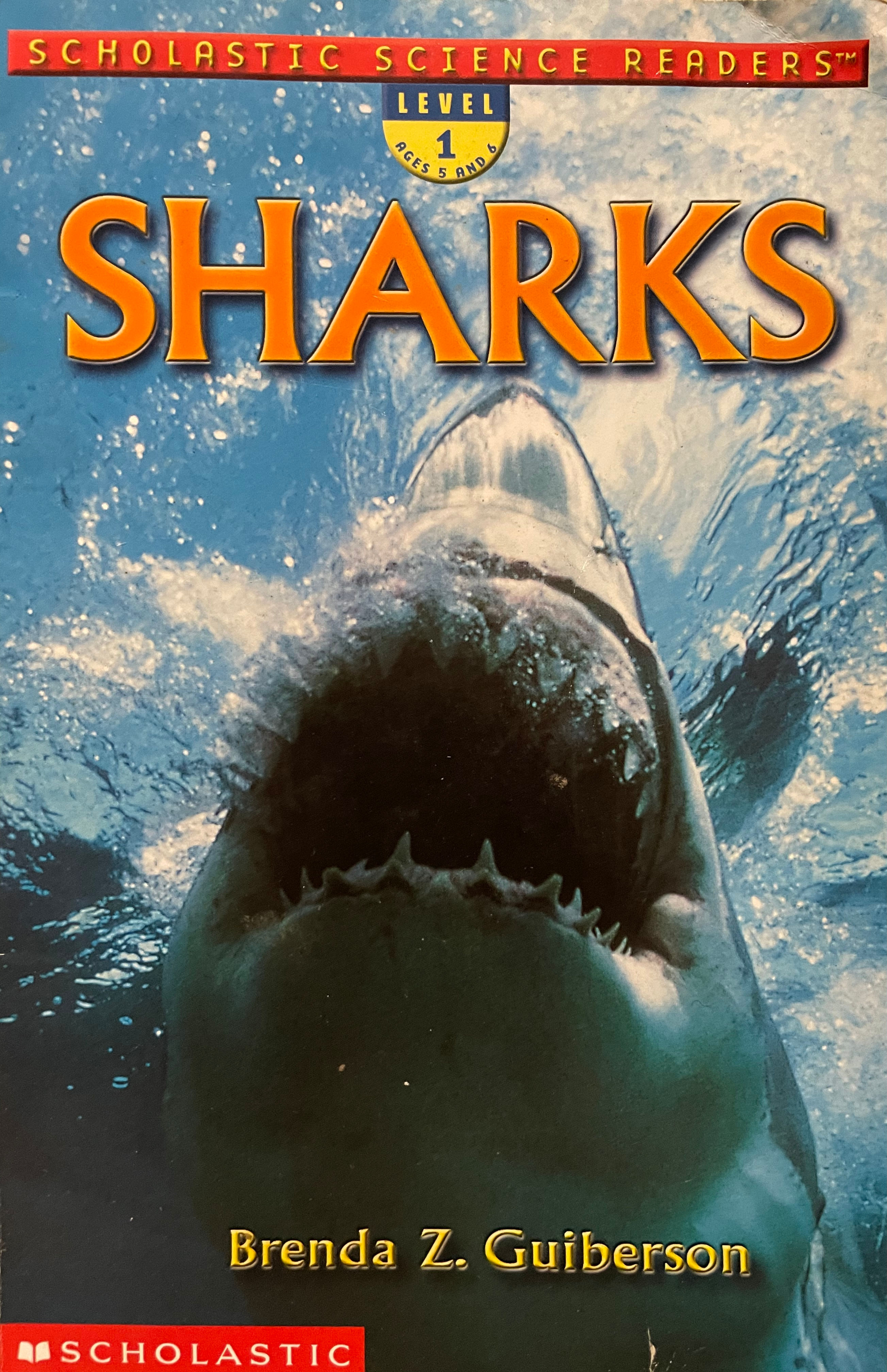 Sharks by Brenda Z Guiberson Level 1 Ages 5/6 (Scholastics)