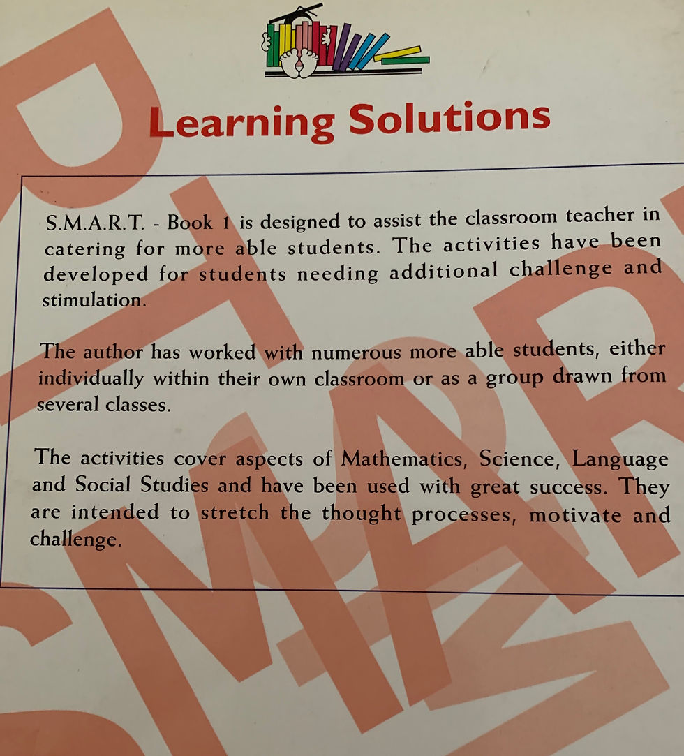 Thumbnail: S.M.A.R.T. (stimulating material active Resourceful thinkers) Book 1 