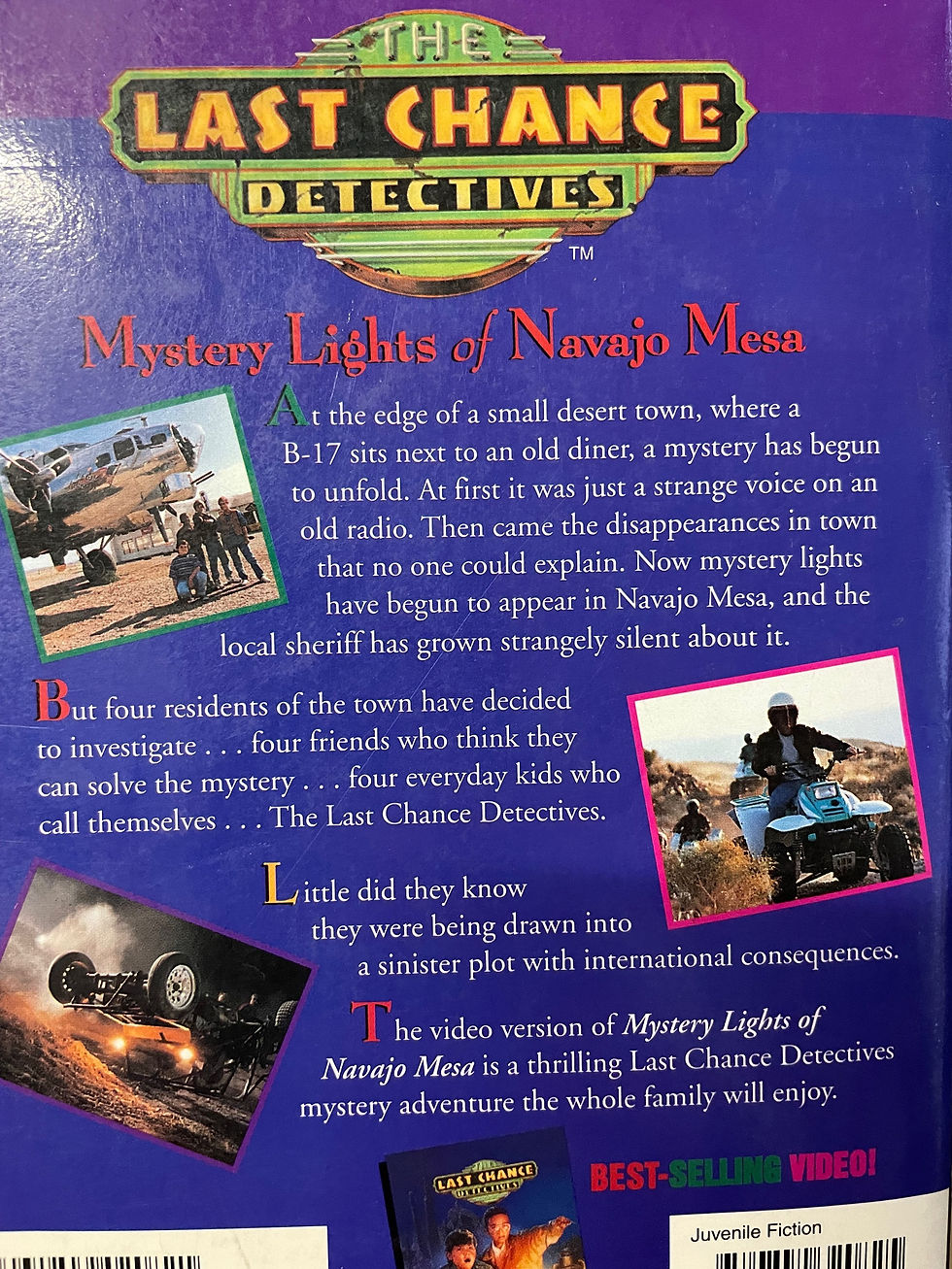 Thumbnail: Mystery Lights of Navajo Mesa (The Last Chance Detectives) by Jake & Luke Thoene