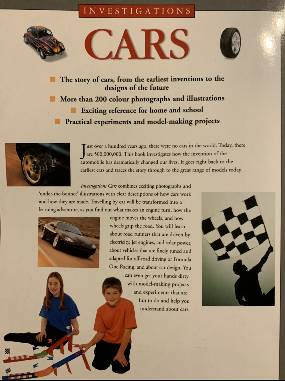 Thumbnail: Cars by Peter Harrison (Investigations)